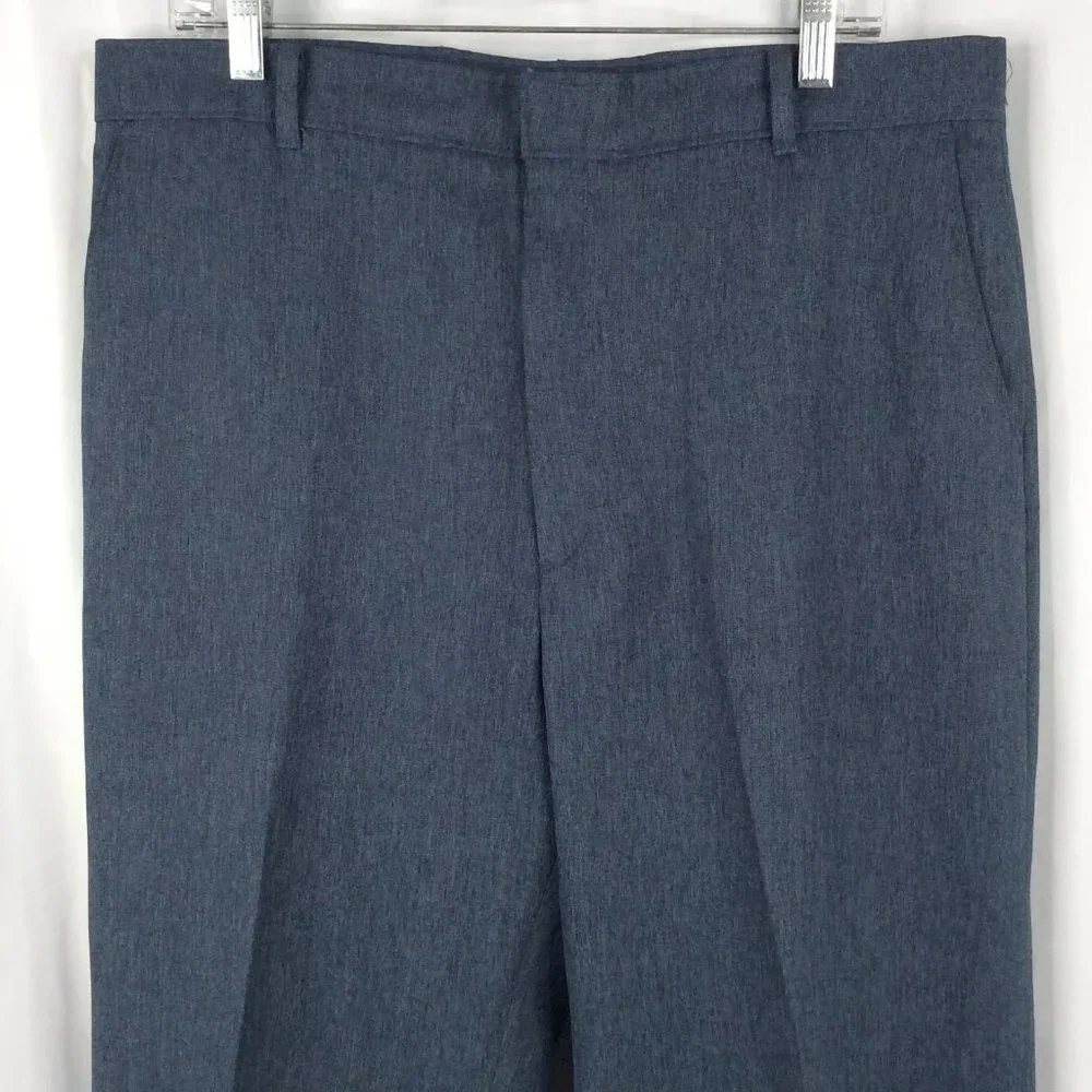 Vintage 1970s Levis Action Slacks Pants‎ Mens Size 36x34 Blue Leisure Disco Suit
